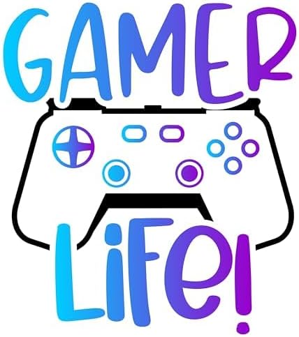 Inspirational Quote Gamer Life Motivational Sticker Vinyl Decal Motivation Stickers- 5" Vinyl Sticker Waterproof