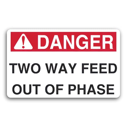 2 (Pieces) 3" and 5" Two Way Feed Decal Sticker, Waterproof Vinyl Decals for Many Purpose Like Cars,