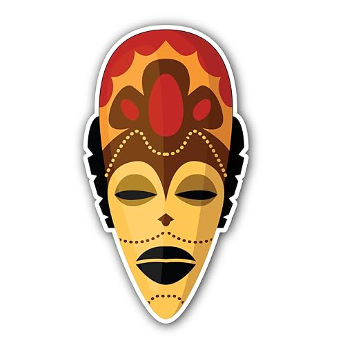 2 (Pieces) 3" and 5" Inner Fire Sticker, Waterproof Vinyl Decals for Many Purpose Like Cars, Trucks,