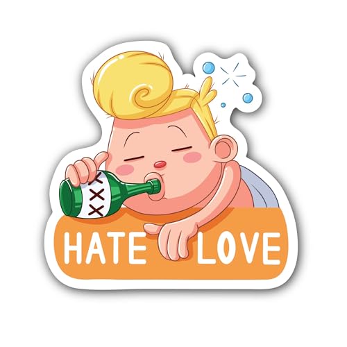 2 (Pieces) 3" and 5" Person Giving a Thumbs-up Sticker, Waterproof Vinyl Decals for Many Purpose Lik