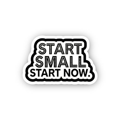 2 (Pieces) 3" and 5" Nope, NOT Today Sticker, Waterproof Vinyl Decals for Many Purpose Like Cars, Tr
