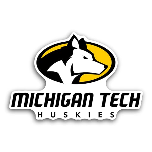 2 (Pieces) 3" and 5" Mich1gan Tech Sticker, Waterproof Vinyl Decals for Many Purpose Like Cars, Truc