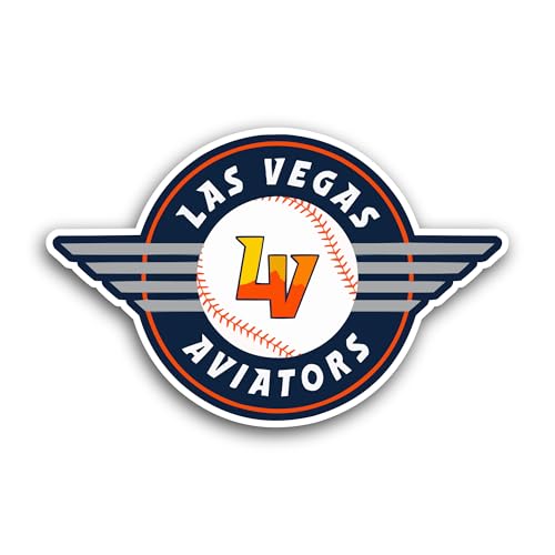 2 (Pieces) 3" and 5" Las Vegas Aviat0rs Sticker, Waterproof Vinyl Decals for Many Purpose Like Cars,