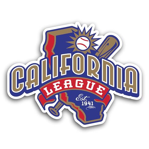 2 (Pieces) 3" and 5" Calif0rnia League Sticker, Waterproof Vinyl Decals for Many Purpose Like Cars, 