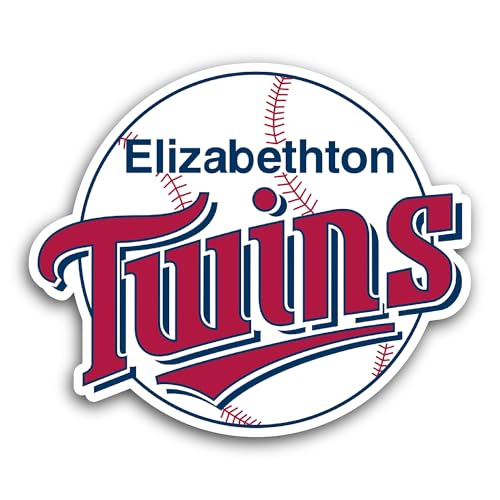2 (Pieces) 3" and 5" Elizabetht0n Logo Decal Sticker, Waterproof Vinyl Decals for Many Purpose Like 