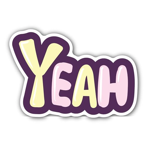 2 (Pieces) 3" and 5" GI@VE ME Space Sticker, Waterproof Vinyl Decals for Many Purpose Like Cars, Tru