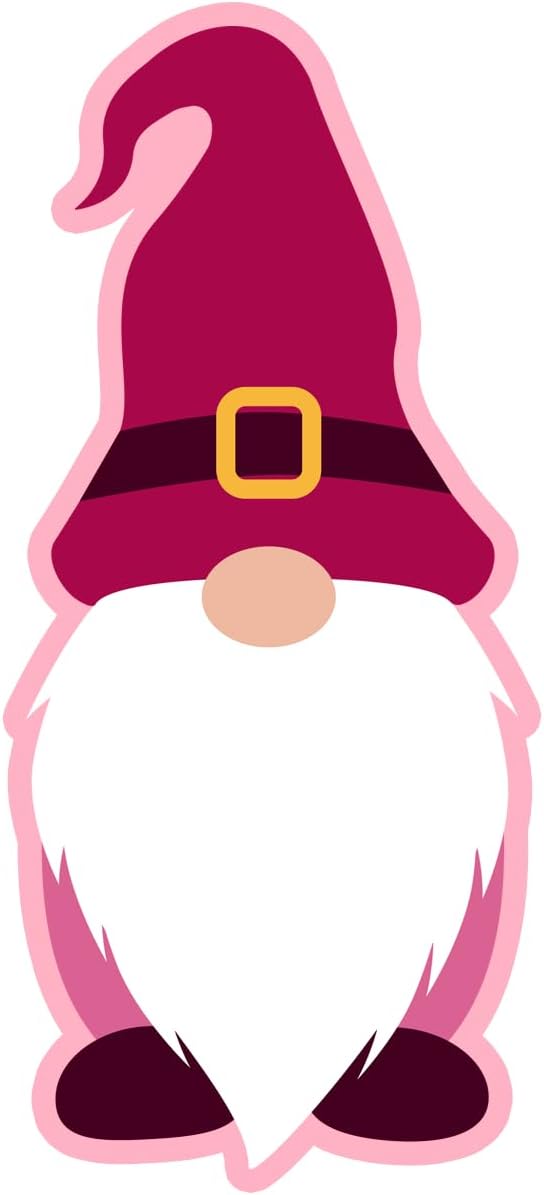 Inspirational Quote Pink Gnome Sticker Motivational Sticker Vinyl Decal Motivation Stickers- 5" Vinyl Sticker Waterproof