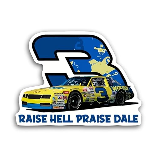 2 (Pieces) 3" and 5" Raise Hell Text Sticker, Waterproof Vinyl Decals for Many Purpose Like Cars, Tr