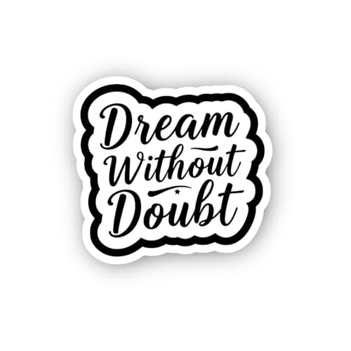 2 (Pieces) 3" and 5" DINKIN FLICKA Sticker, Waterproof Vinyl Decals for Many Purpose Like Cars, Truc