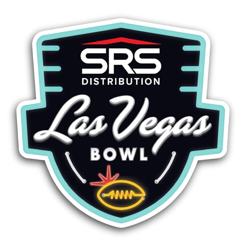2 (Pieces) 3" and 5" Las Vegas B0wl Sticker, Waterproof Vinyl Decals for Many Purpose Like Cars, Tru