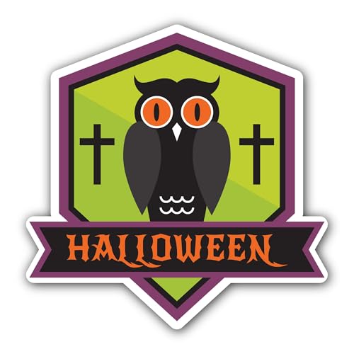 2 (Pieces) 3" and 5" Frankie Ghost Sticker, Waterproof Vinyl Decals for Many Purpose Like Cars, Truc