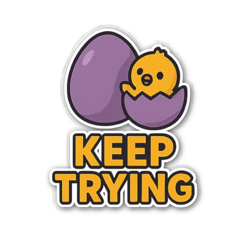 Motivational Quote Against Brick Wall Sticker - 5" Vinyl Sticker Waterproof
