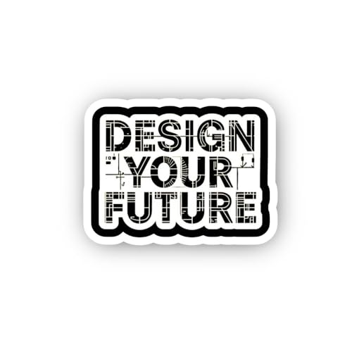 2 (Pieces) 3" and 5" GRABOID Sticker, Waterproof Vinyl Decals for Many Purpose Like Cars, Trucks, La