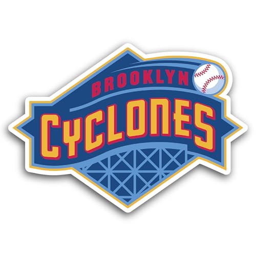 2 (Pieces) 3" and 5" Br00klyn Cyclones Sticker, Waterproof Vinyl Decals for Many Purpose Like Cars, 