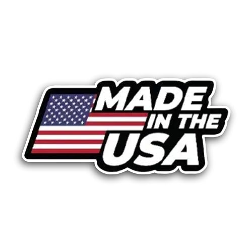 2 (Pieces) 3" and 5" Made in The USA Decal Sticker, Waterproof Vinyl Decals for Many Purpose Like Ca