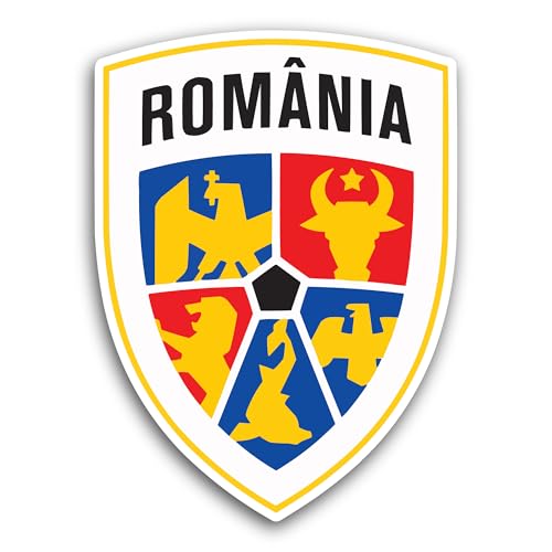 2 (Pieces) 3" and 5" R0mania Sticker, Waterproof Vinyl Decals for Many Purpose Like Cars, Trucks, La