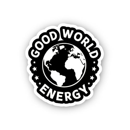 2 (Pieces) 3" and 5" Stay Positive Sticker, Waterproof Vinyl Decals for Many Purpose Like Cars, Truc