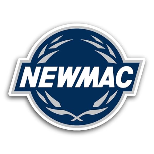 2 (Pieces) 3" and 5" New England W0men's and Men's Athletic Conference Sticker, Waterproof Vinyl Dec