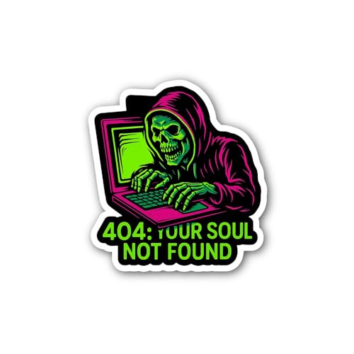 2 (Pieces) 3" and 5" Pie Floating in The Sky Sticker, Waterproof Vinyl Decals for Many Purpose Like 