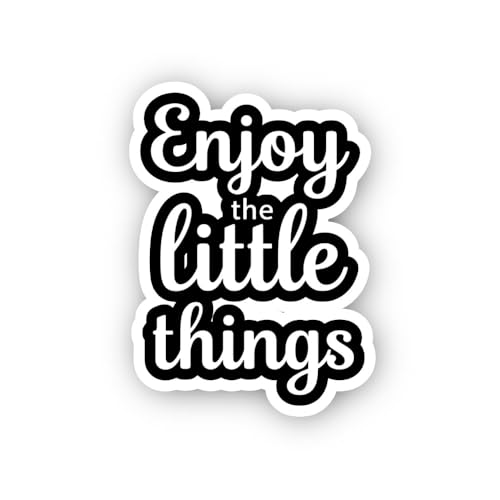2 (Pieces) 3" and 5" Never GI@E UP Sticker, Waterproof Vinyl Decals for Many Purpose Like Cars, Truc