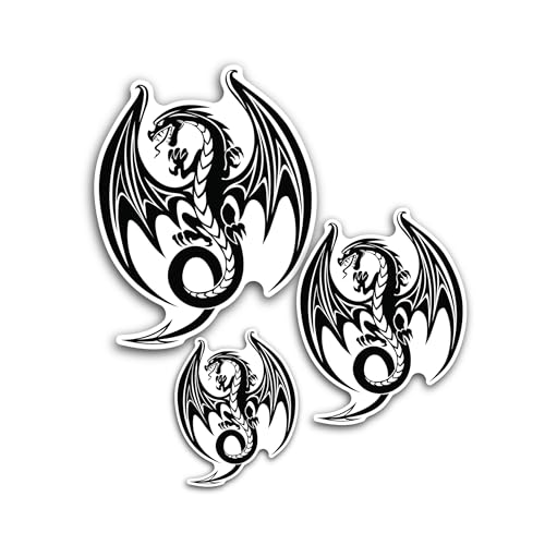 2 (Pieces) 3" and 5" Drift Japan Stacked Logo Sticker, Waterproof Vinyl Decals for Many Purpose Like