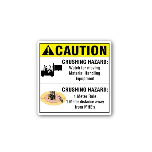 2 (Pieces) 3" and 5" Watch for Moving Sticker, Waterproof Vinyl Decals for Many Purpose Like Cars, T
