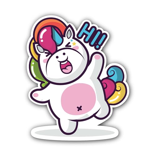 2 (Pieces) 3" and 5" Wow Face Ghost Sticker, Waterproof Vinyl Decals for Many Purpose Like Cars, Tru