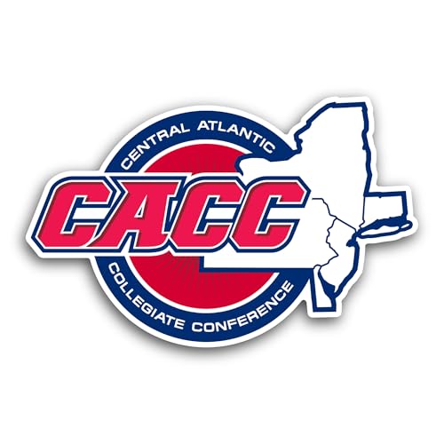 2 (Pieces) 3" and 5" Central Atlantic C0llegiate C0nference Sticker, Waterproof Vinyl Decals for Man