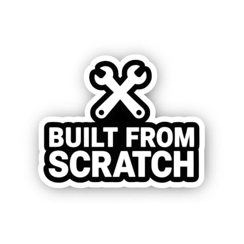 2 (Pieces) 3" and 5" DID IT! Sticker, Waterproof Vinyl Decals for Many Purpose Like Cars, Trucks, La