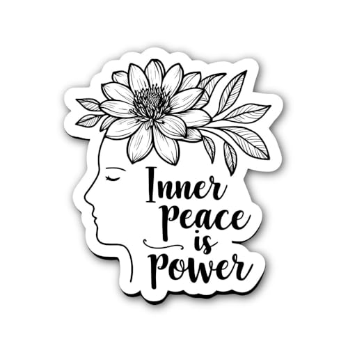 Quote on Paper Note with Encouragement Word Merry Christmas Sticker - 5" Vinyl Sticker Waterproof