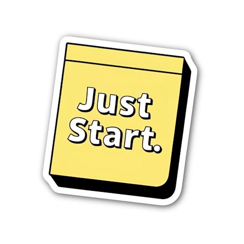 Motivational Text with Healthy Elements - Be Fit Sticker - 5" Vinyl Sticker Waterproof