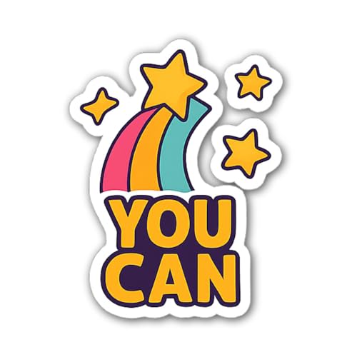 3D Vertical Aesthetic Background with Motivational Quote Good Things are Coming Sticker Vinyl Decal 