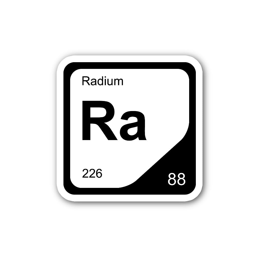 2 (Pieces) 3" and 5" Radium Sticker, Waterproof Vinyl Decals for Many Purpose Like Cars, Trucks, Lap
