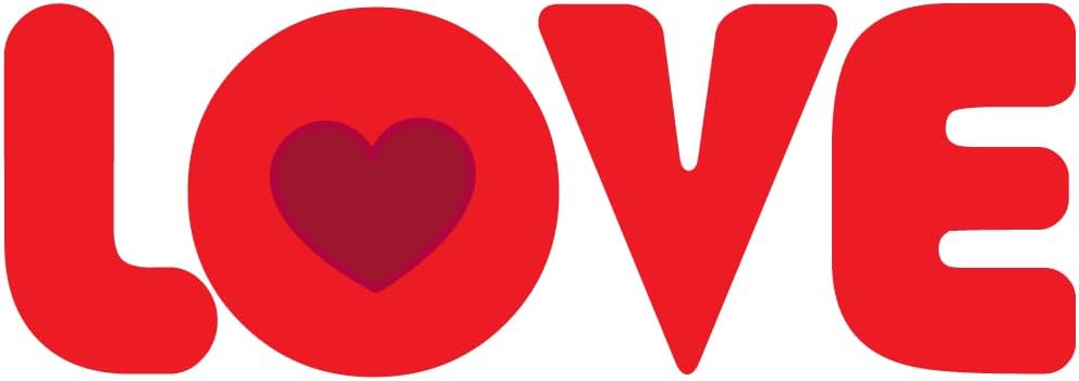 Inspirational Quote Love Heart Motivational Sticker Vinyl Decal Motivation Stickers- 5" Vinyl Sticker Waterproof