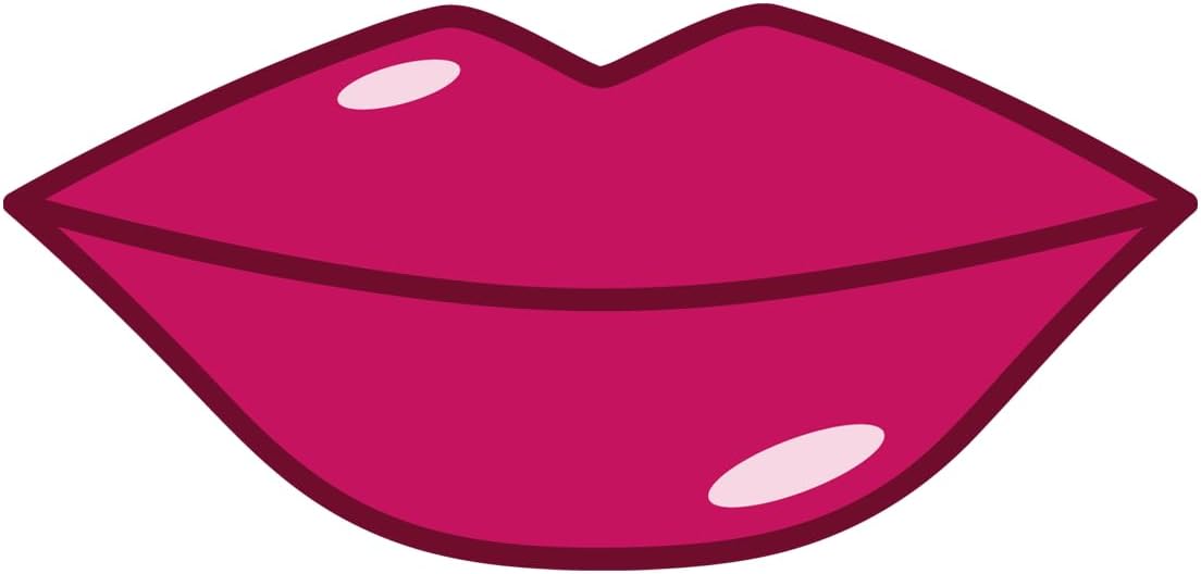 Inspirational Quote Lips Sticker Light Pink Motivational Sticker Vinyl Decal Motivation Stickers- 5" Vinyl Sticker Waterproof