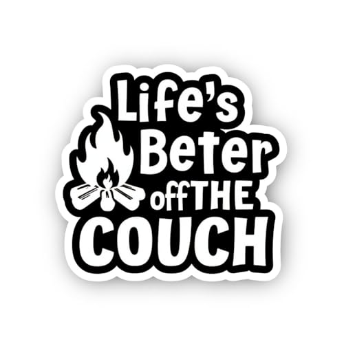2 (Pieces) 3" and 5" I'm ON A Well-Balanced Diet Sticker, Waterproof Vinyl Decals for Many Purpose L