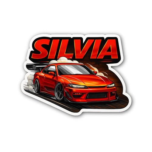 2 (Pieces) 3" and 5" Robots at Tea Party Sticker, Waterproof Vinyl Decals for Many Purpose Like Cars