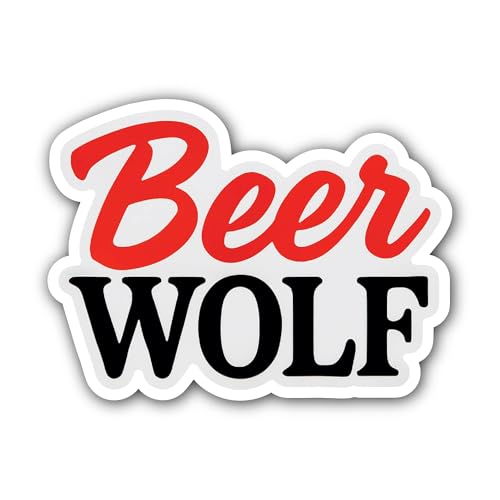 2 (Pieces) 3" and 5" red & White Helmet Sticker, Waterproof Vinyl Decals for Many Purpose Like Cars,