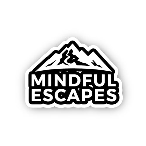 2 (Pieces) 3" and 5" Man, with a Thoughtful Expression Sticker, Waterproof Vinyl Decals for Many Pur