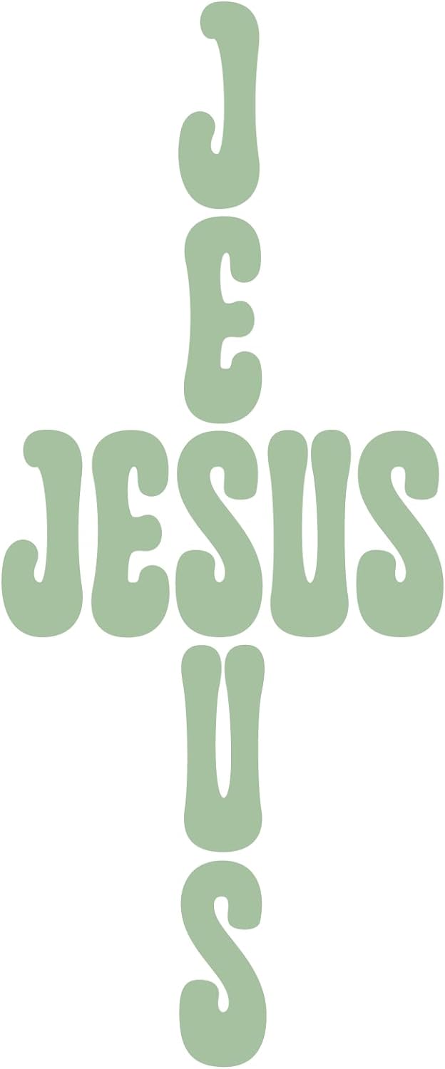 Inspirational Quote "Jesus, Sticker" Motivational Sticker Vinyl Decal Motivation Stickers- 5" Vinyl Sticker Waterproof