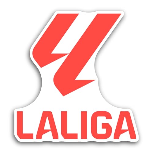 2 (Pieces) 3" and 5" LaLig@ Sticker, Waterproof Vinyl Decals for Many Purpose Like Cars, Trucks, Lap