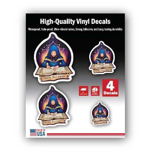 2 (Pieces) 3" and 5" Stickers n Decals Don't Be Busy Be Productive - Motivational Sticker Vinyl Deca