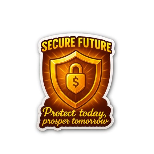 2 (Pieces) 3" and 5" Protect Today, Prosper Tomorrow Sticker, Waterproof Vinyl Decals for Many Purpo