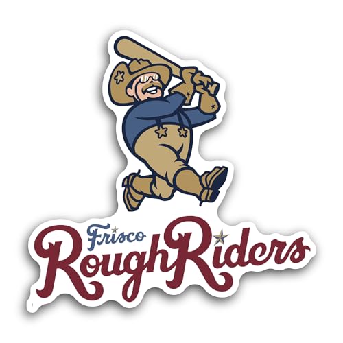 2 (Pieces) 3" and 5" Frisc0 Baseball Logo Decal Sticker, Waterproof Vinyl Decals for Many Purpose Li