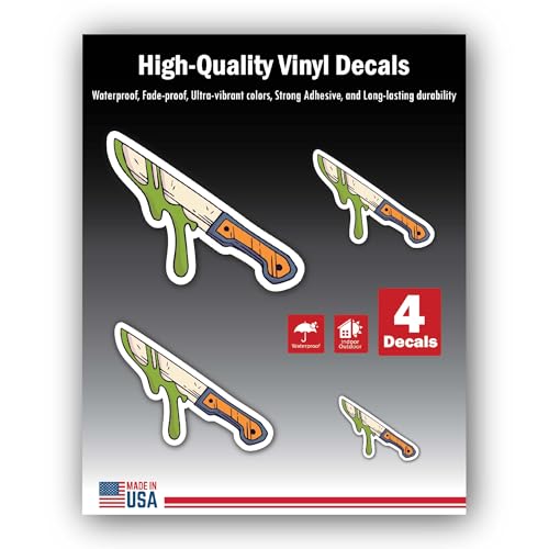 2 (Pieces) 3" and 5" Stickers n Decals Light Up - Motivational Sticker Vinyl Decal Sticker, Waterpro