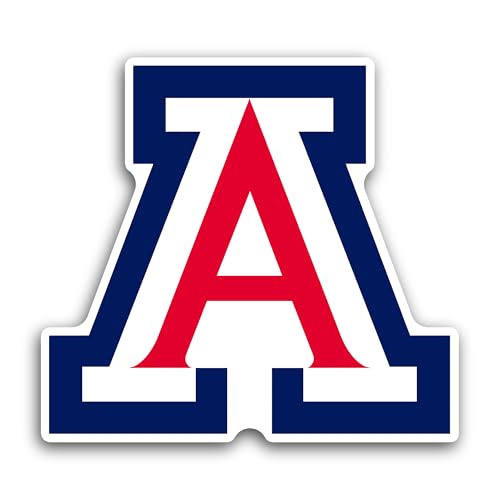 2 (Pieces) 3" and 5" University of Ariz0na Sticker, Waterproof Vinyl Decals for Many Purpose Like Ca