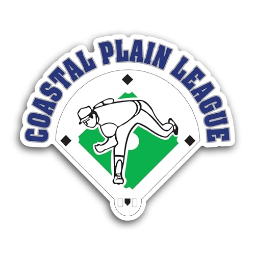 2 (Pieces) 3" and 5" C0astal Plain League Sticker, Waterproof Vinyl Decals for Many Purpose Like Car