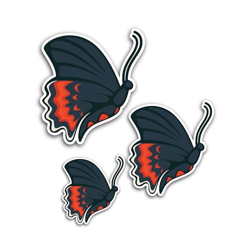 2 (Pieces) 3" and 5" Jattace Graffiti Script Sticker, Waterproof Vinyl Decals for Many Purpose Like 