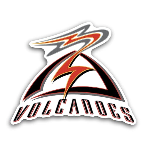 2 (Pieces) 3" and 5" V0lcan0es Logo Sticker, Waterproof Vinyl Decals for Many Purpose Like Cars, Tru