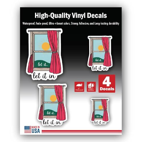 2 (Pieces) 3" and 5" Stickers n Decals Courage Above Fear - Motivational Sticker Vinyl Decal Sticker